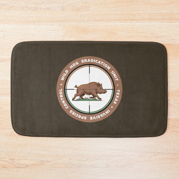 Item preview, Texas Wild Hog Eradication Unit Invasive Species Control Badge designed and sold by KiwiRider.