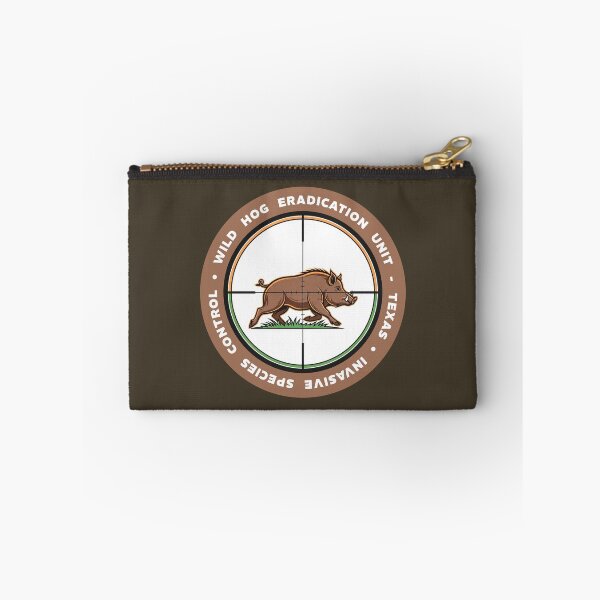 Item preview, Texas Wild Hog Eradication Unit Invasive Species Control Badge designed and sold by KiwiRider.