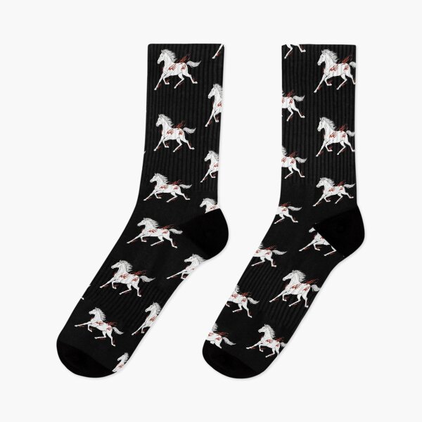 Item preview, Galloping White Fire Horse Mythical Beast designed and sold by zzz888.