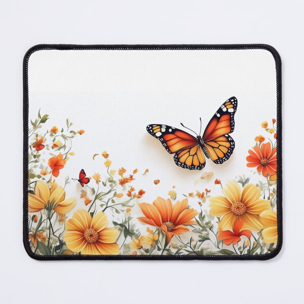 Item preview, Butterfly Flower Mouse Pad , Phone case, Mug designed and sold by Paka Shop.