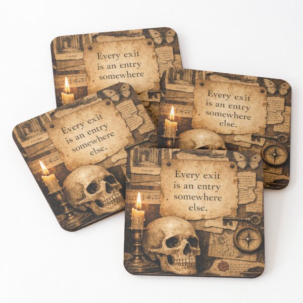Item preview, Every exit is an entry Dark Academia Design designed and sold by Mauswohn.
