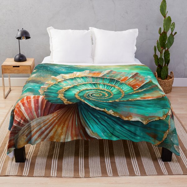 Item preview, Vibrant Underwater Shell Fantasy designed and sold by purplesensation.