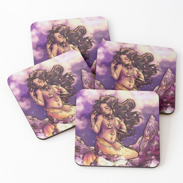 Item preview, mermaid at twilight designed and sold by Rumcherry Art.