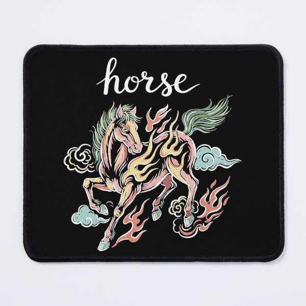 Item preview, Mythical Fire Horse Galloping with Clouds designed and sold by zzz888.