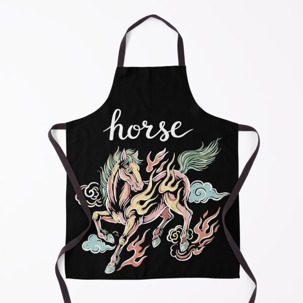 Item preview, Mythical Fire Horse Galloping with Clouds designed and sold by zzz888.