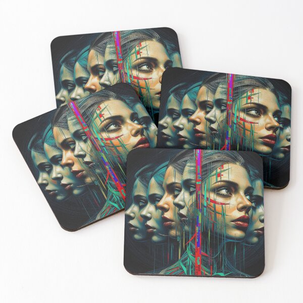 Item preview, Faces Aligned With Digital Geometry designed and sold by Insomnia Art Designs.