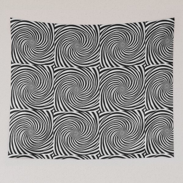 Item preview, Spiral Pulse Illusion – High Contrast Optical Art designed and sold by PixelVibe782.