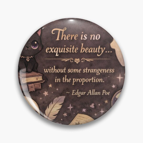 Item preview, Edgar Allan Poe quote in Dark Academia aesthetics designed and sold by Mauswohn.