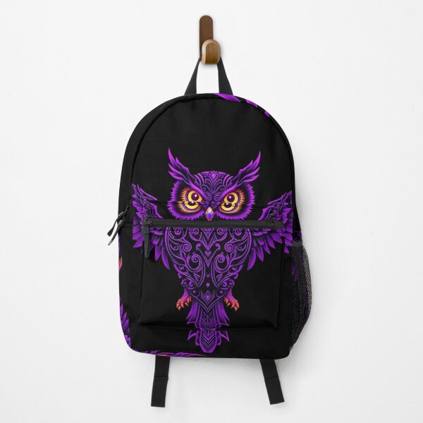 Artikelvorschau, Neon Owl Ascension – Mystische geometrische digitale Kunst entworfen und verkauft von PixelVibe782.