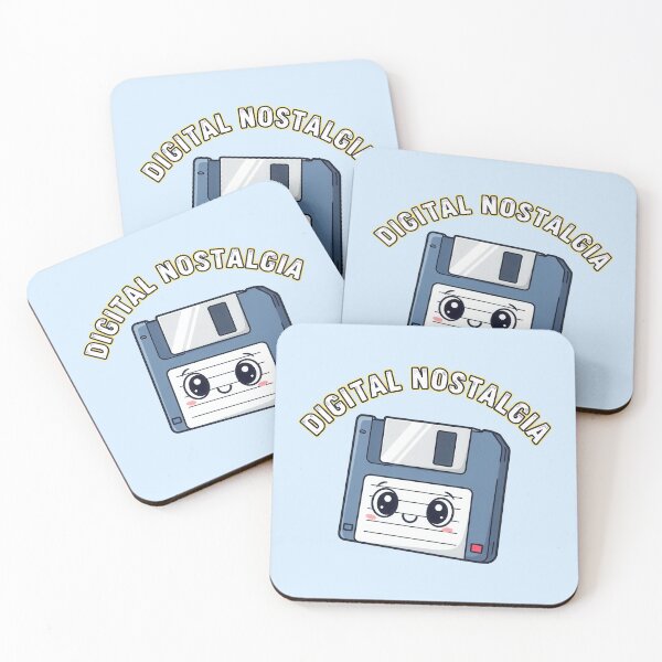 Item preview, Digital Nostalgia Cute Floppy Disk Illustration designed and sold by nuel-art.