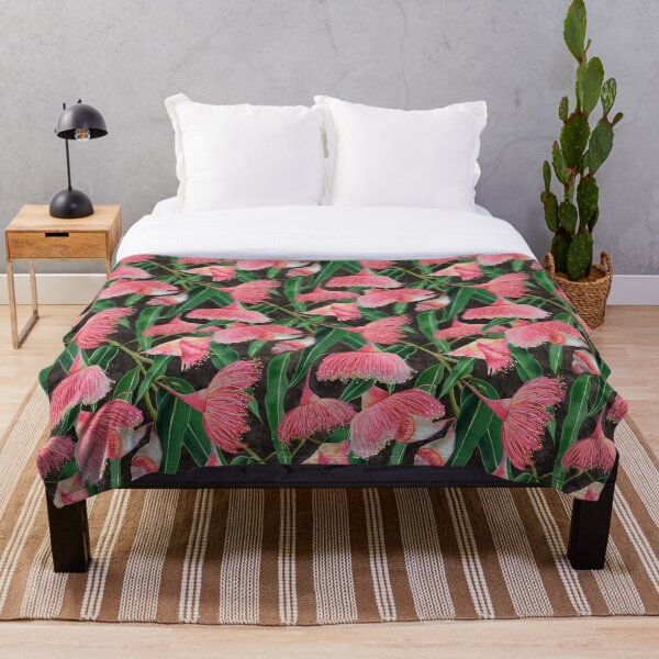 Item preview, Bushland Noir Gum Blossoms – Australian Eucalyptus Floral Art designed and sold by Catherine Wallace Art.