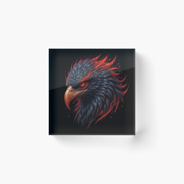 Artikelvorschau, Inferno Eagle – Dunkle und wilde digitale Kunst entworfen und verkauft von PixelVibe782.