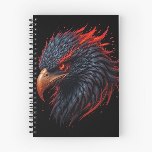 Item preview, Inferno Eagle – Dark and Fierce Digital Art designed and sold by PixelVibe782.