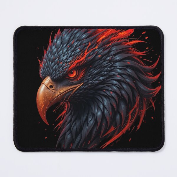 Item preview, Inferno Eagle – Dark and Fierce Digital Art designed and sold by PixelVibe782.