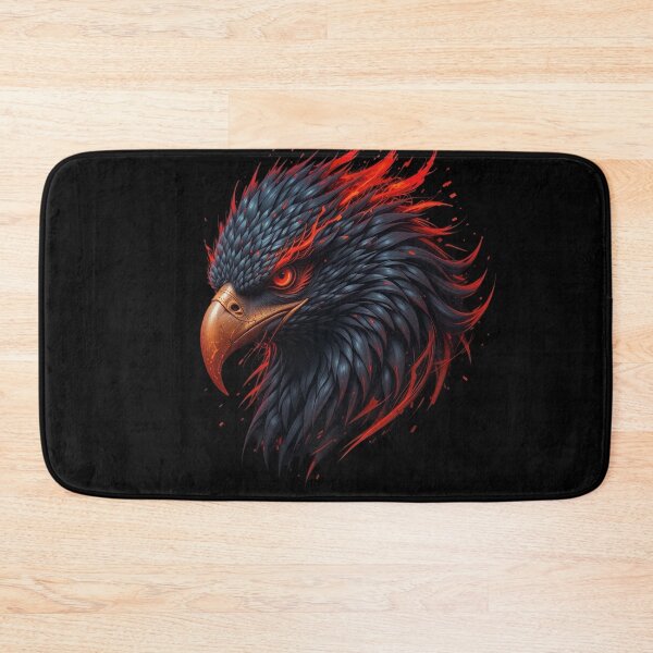 Item preview, Inferno Eagle – Dark and Fierce Digital Art designed and sold by PixelVibe782.