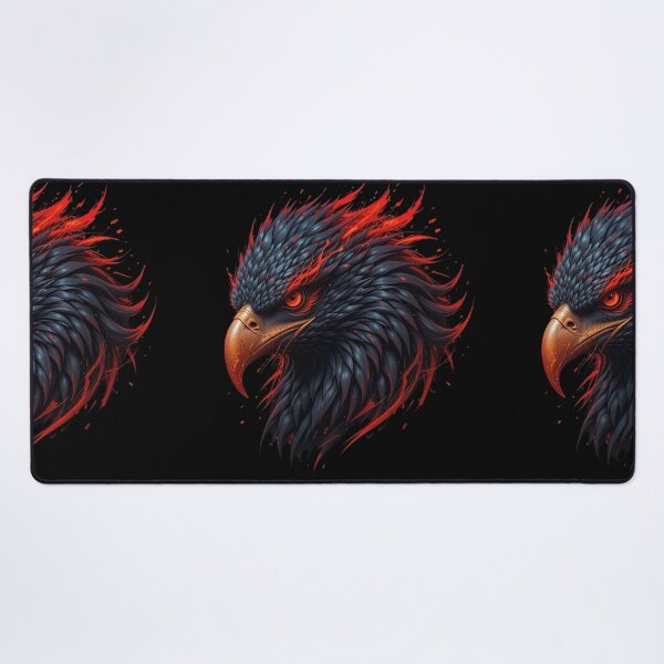 Item preview, Inferno Eagle – Dark and Fierce Digital Art designed and sold by PixelVibe782.