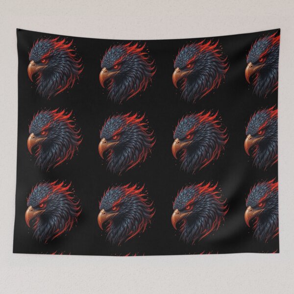 Item preview, Inferno Eagle – Dark and Fierce Digital Art designed and sold by PixelVibe782.