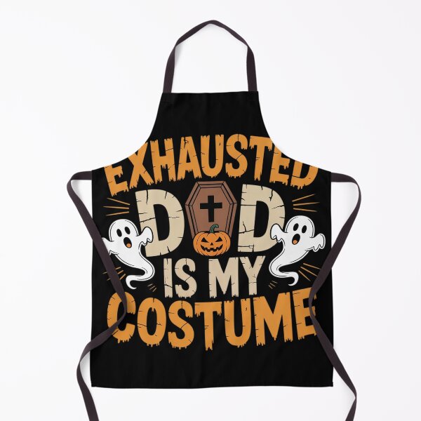 Item preview, Exhausted Dad Is My Costume Halloween Spooky Father`s Day designed and sold by Dolostope.