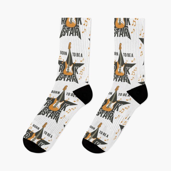 Item preview, Born to Be a Rock Star – Electric Guitar Rock Music Design designed and sold by ByKubraArt.