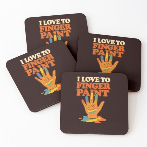 Item preview, I Love To Finger Paint – Colorful Handprint desing designed and sold by zbigniewcz.