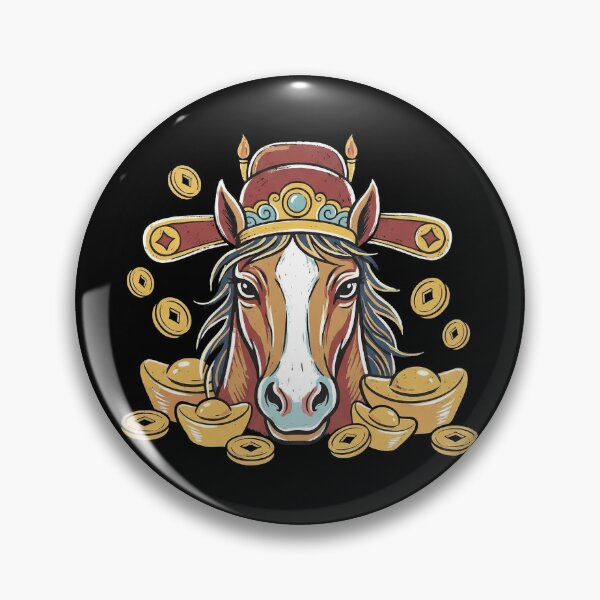 Item preview, God of Wealth Horse with Gold Ingots designed and sold by zzz888.
