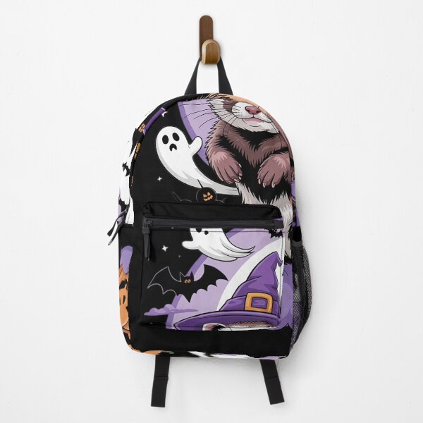 Item preview, Ferret Cute Halloween Witch Pumpkin designed and sold by Dolostope.
