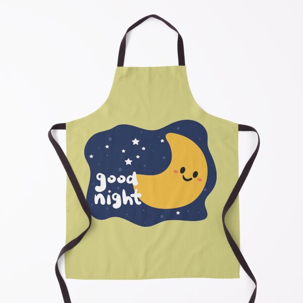 Item preview, Good Night Cute Moon – Smiling Moon & Stars Bedtime Illustration designed and sold by MUKUND FASHION DESIGN.