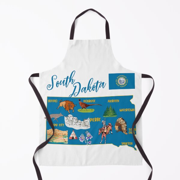 Item preview, South Dakota State Pride - Landmarks & Wildlife designed and sold by mashmosh.