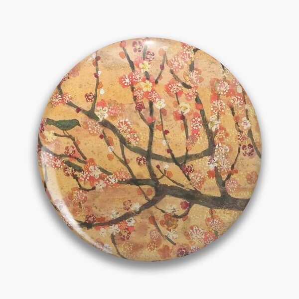 Item preview, Spring Melody: The Plum Blossom and Bush Warbler designed and sold by nakaitomoko.