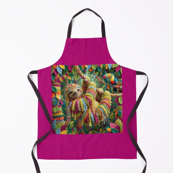 Item preview, Yarn Sloth and Toucan Hang Out in Trees designed and sold by Tridentulus.