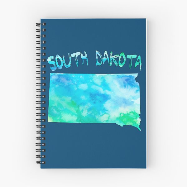 Item preview, South Dakota State Map - Artistic Blue Watercolor Silhouette designed and sold by mashmosh.