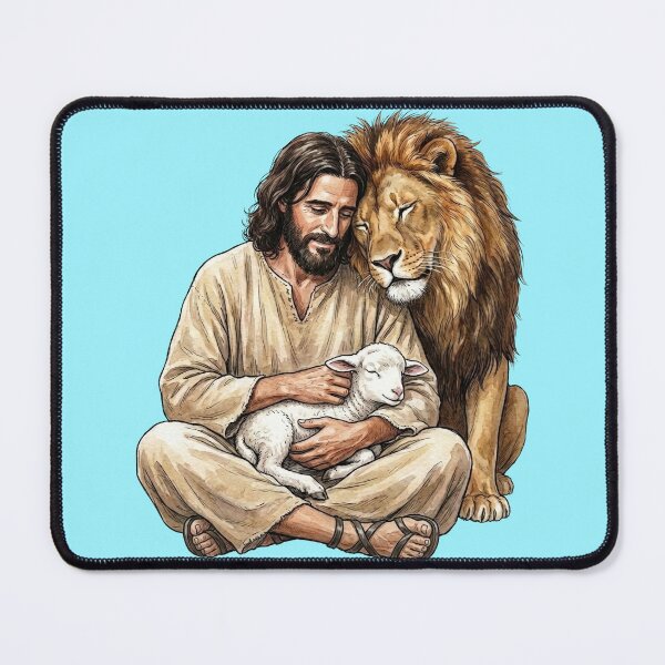 Item preview, Jesus, The Lion and The Lamb designed and sold by Lion and Lamb Design.