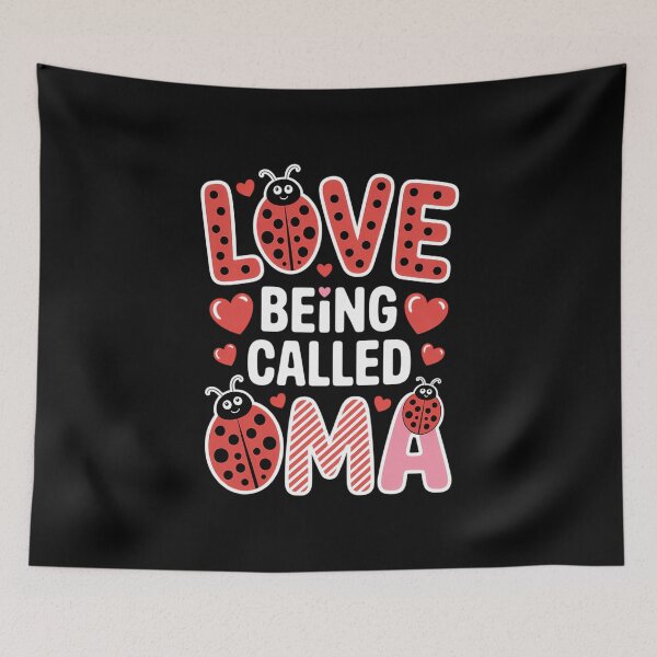 Item preview, Cute I Love Being Called Oma Ladybug Happy Valentines Day designed and sold by FaithAbbott.
