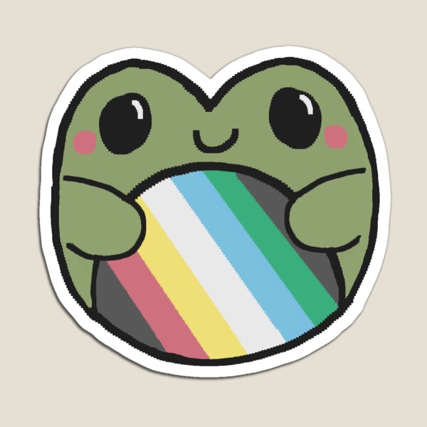 Item preview, Rana con bandera de discapacidad designed and sold by Toad-Draws.