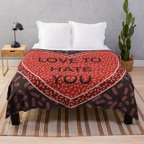 Item preview, Love to Hate You Valentine's Day hearts and love designed and sold by DeLucaIdeas.