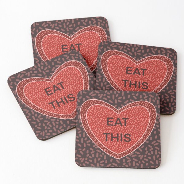 Item preview, Eat This Valentine's Day hearts and love designed and sold by DeLucaIdeas.