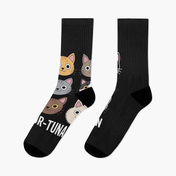 Item preview, Fur-tunate Person Funny Cat Lover Cartoon Kitty Faces designed and sold by trinfhri.
