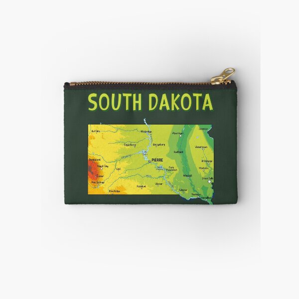 Item preview, South Dakota State Map - Artistic Prairie & Black Hills Pride designed and sold by mashmosh.
