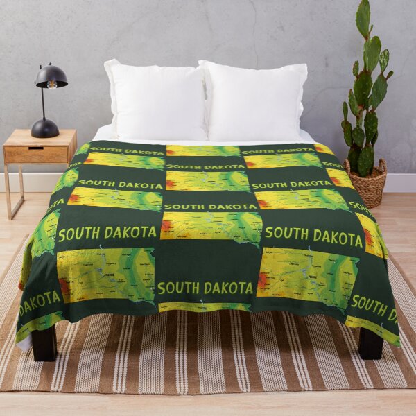Item preview, South Dakota State Map - Artistic Prairie & Black Hills Pride designed and sold by mashmosh.