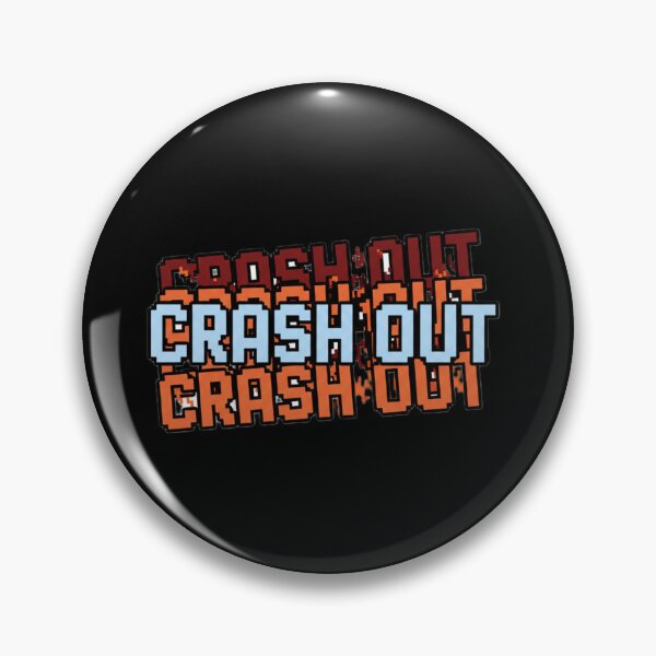 Item preview, Crash Out Pixel Text designed and sold by TinyJoy Studio.
