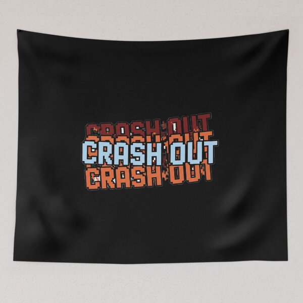 Item preview, Crash Out Pixel Text designed and sold by TinyJoy Studio.