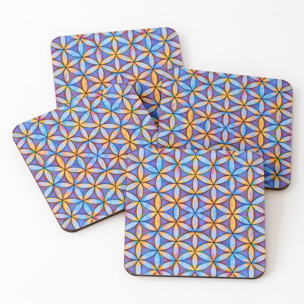 Item preview, Flower of Life, Colorful Sacred Geometry Pattern  designed and sold by shantilovesart.