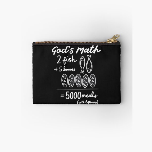Item preview, God’s Math 2 Fish 5 Loaves 5000 Meals designed and sold by trinfhri.