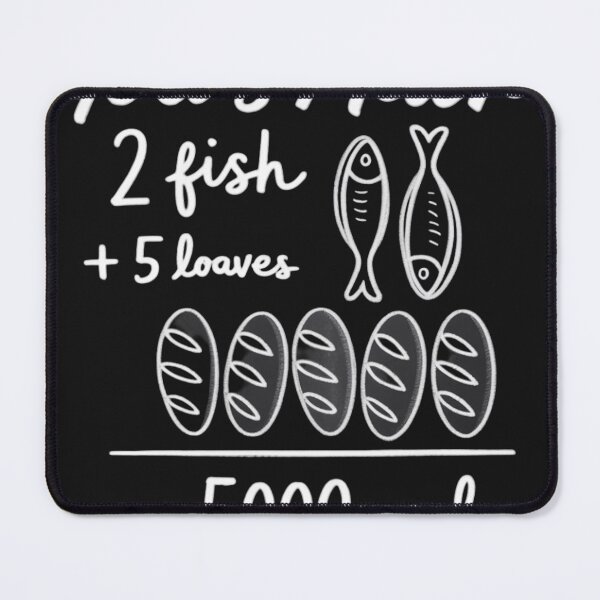 Item preview, God’s Math 2 Fish 5 Loaves 5000 Meals designed and sold by trinfhri.