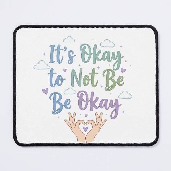 Item preview, It's Okay to Not Be Okay Mental Health Sticker - Emotional Support Therapy Gift Self Care designed and sold by RealVibeVault.