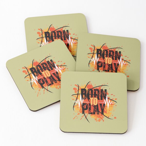 Item preview, Born To Play Heartbeat Design – Gamer Music Life Quote Art designed and sold by MUKUND FASHION DESIGN.