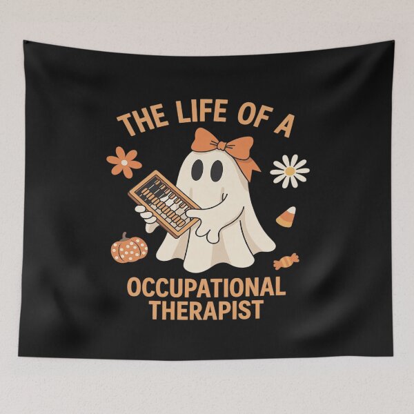 Item preview, Groovy Life of A OT Occupational Therapist Ghost Halloween designed and sold by trinfhri.