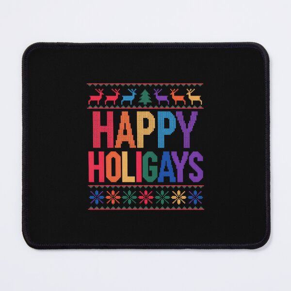 Item preview, Gay Christmas LGBT Happy Holigays Rainbow Party designed and sold by EllenJast.