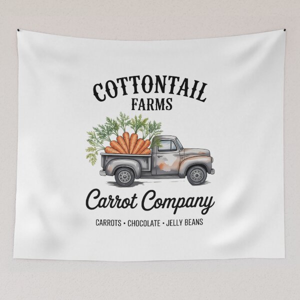 Item preview, Cottontail farms carrot company Easter day truck designed and sold by FaithAbbott.