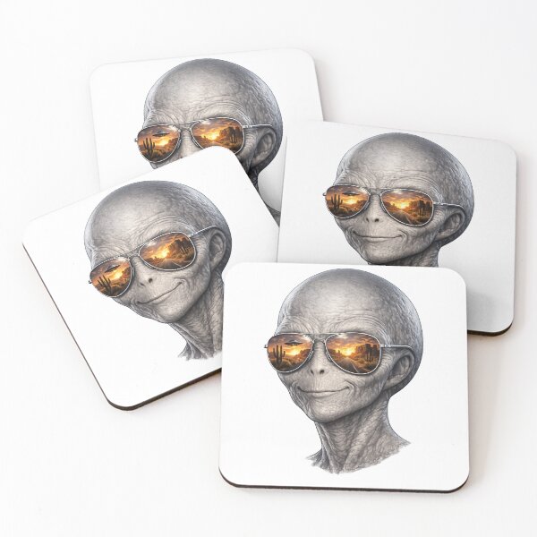 Item preview, Friendly Alien wearing sunglasses designed and sold by jpm70.